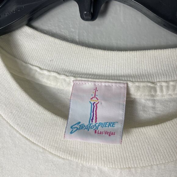 90s Rare VTG I Survived Big Shot Stratosphere Las Vegas Shirt Sz M Made USA - Picture 5 of 9